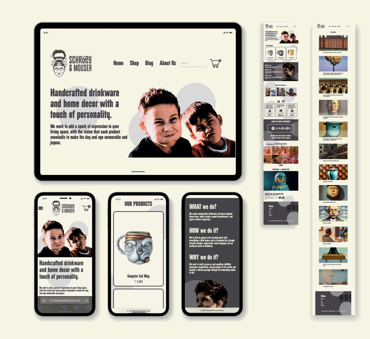 A portfolio piece showcasing the Schroey & Mowser E-Commerce Website, designed and developed by Avval Website Design & Development Company in Bhopal