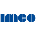 The image showcases the logo of IMCO a modern design in Blue colors transparent background by avval seo company in bhopal