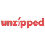 The image showcases the logo of Unzipped, a client of Avval Digital Marketing Company, with a modern and professional design.