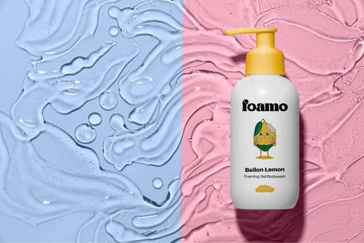 A safe and adorable packaging design for Foamo's Baby Shower Gel by Avval Digital Marketing