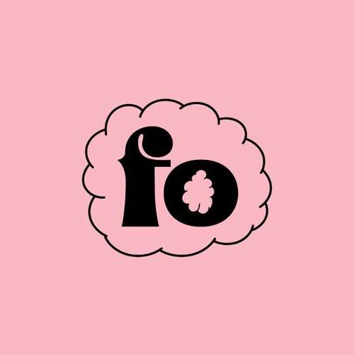 Secondary Logo design of Foamo Babycare Brand in black color and on pastel pink background designed by Avval Digital Marketing Company in Bhopal