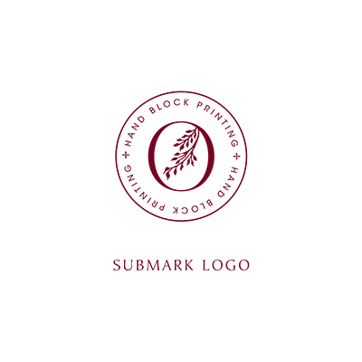 The Submark Logo of Ojjas brand in red color, designed by Avval Digital Marketing Company